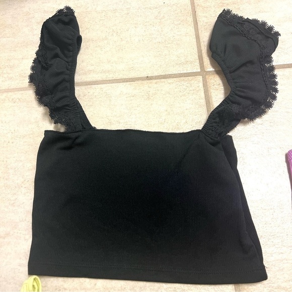 AERIE - BUNDLE 4 - cropped baby tank trendy cute tops women size XS - Picture 3 of 13